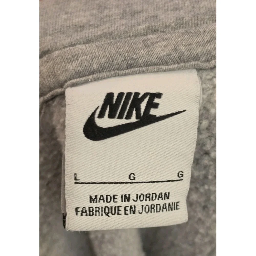 Nike Youth Grey Club Fleece Back To School Preppy Athleisure Pockets 100% CTN L